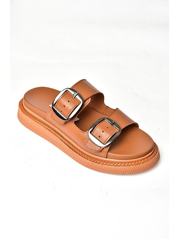 P5400332 Taba Kadın Terlik - Görsel 3