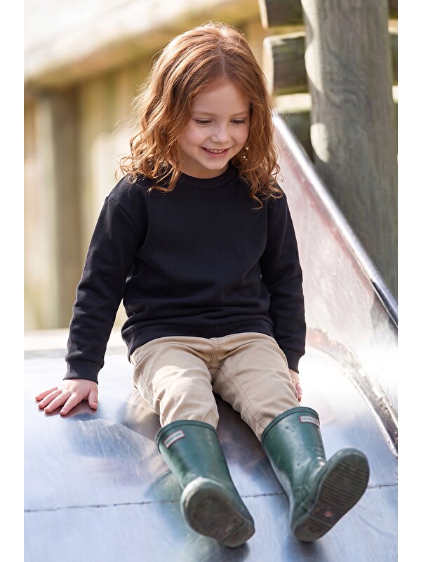 Fullamoda 3 İplik Basic Unisex Çocuk Sweatshirt