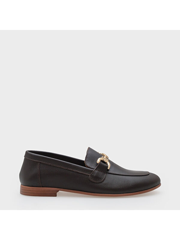 Capone Outfitters Cally Hakiki Deri Kadın Loafer