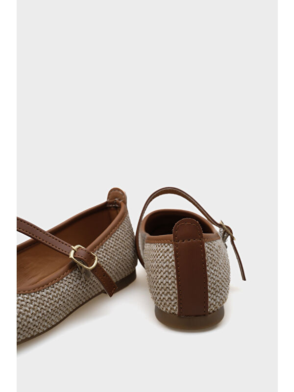 Capone Outfitters Kahverengi Capone Outfitters Hanna Trend Kadın Babet
