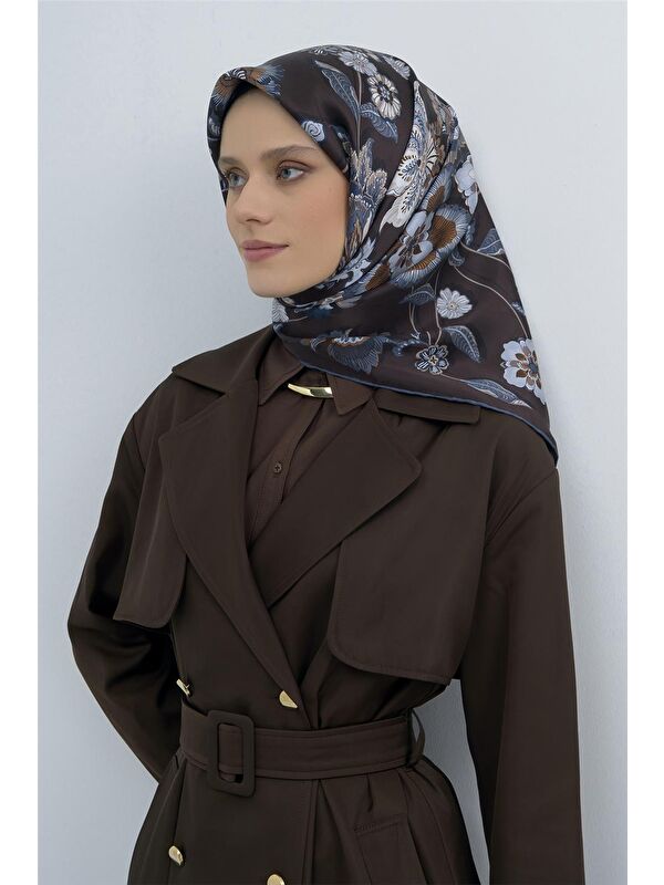 ARMİNE Saf İpek Twill Eşarp 9523D 31