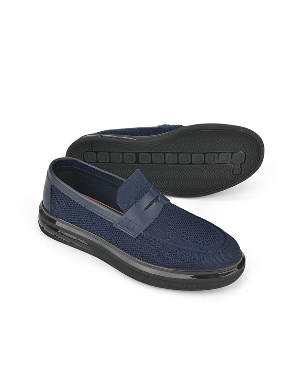 Erkek Sneaker 153990ZZ28441 Lacivert Loafer Ayakkabı - Görsel 5