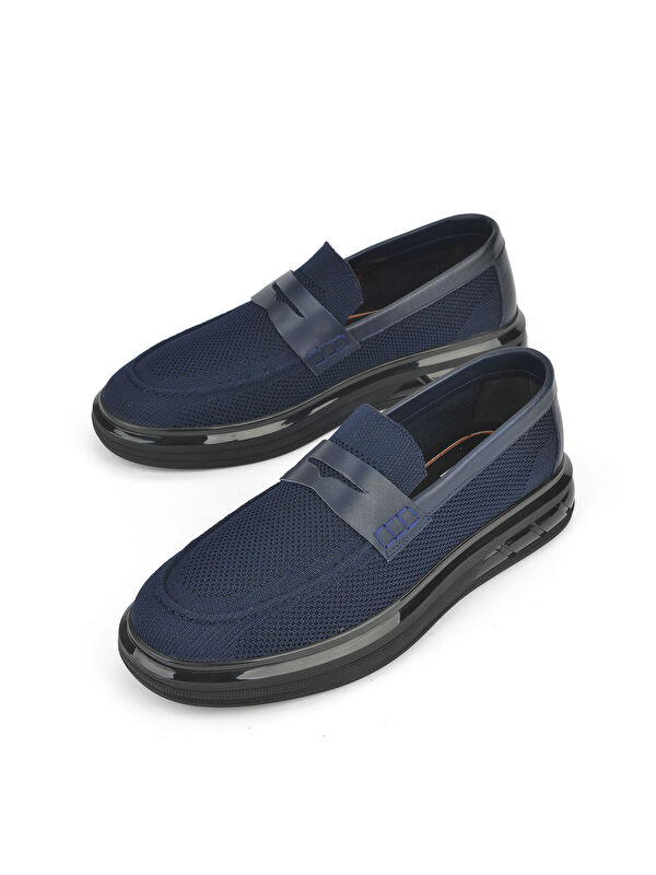 Erkek Sneaker 153990ZZ28441 Lacivert Loafer Ayakkabı - Görsel 6