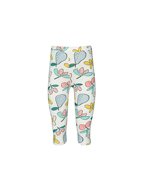 Lovetti Cute Sketchbook Kız Çocuk Baskılı Diz Altı Tayt Kapri