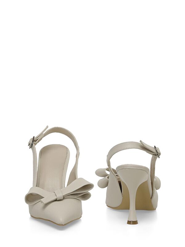 JESSIE 4FX Bej Kadın Topuklu Ayakkabı - Görsel 6