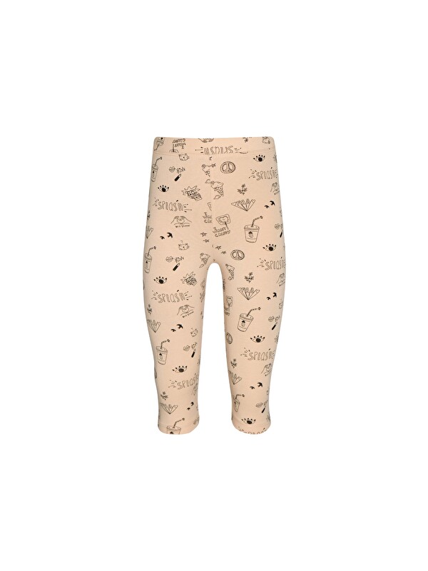 Lovetti Kız Çocuk Summer Dream Desen Kapri