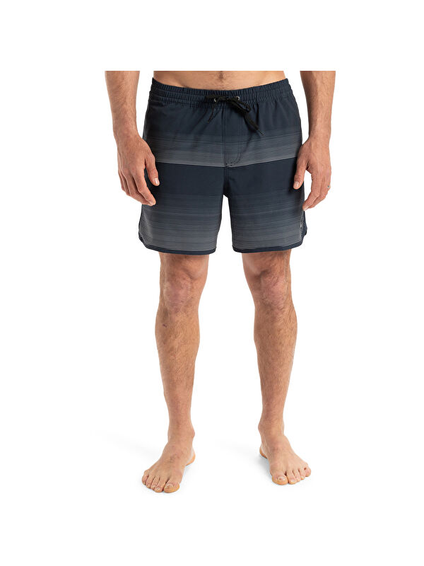 Quiksilver Surfsilk Scallop Volley 16 Erkek Siyah Mayoşort