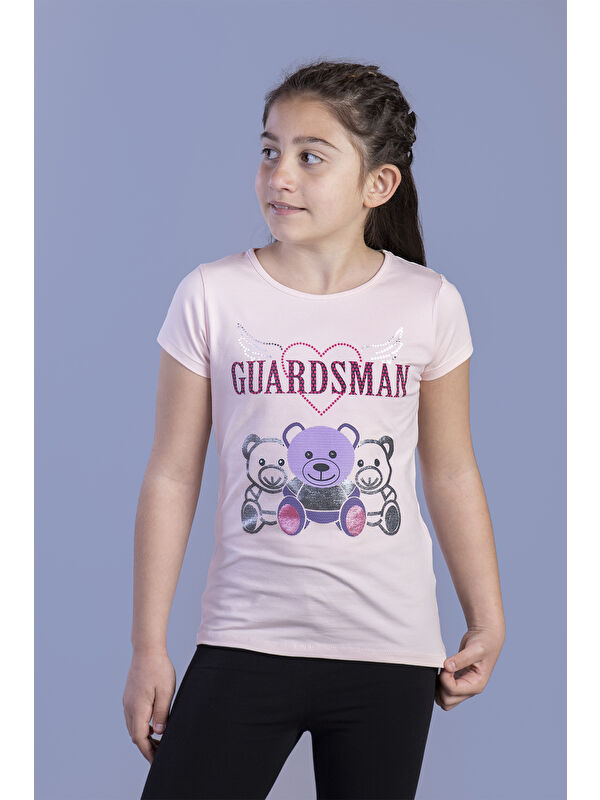 Toontoykids Kız Çocuk Baskılı Tişört