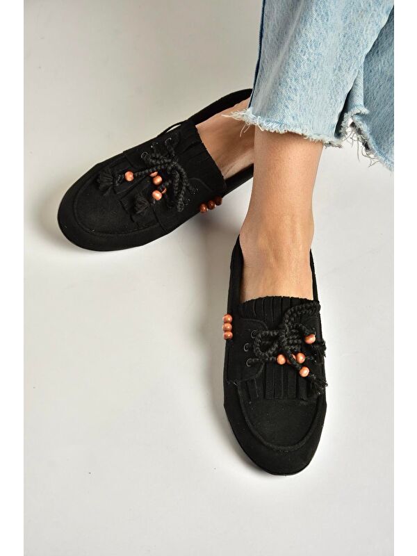 Fox Shoes Siyah Kadın Ayakkabı Y602426202