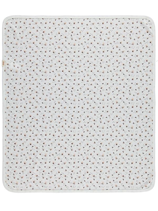 Civil Baby Çiçek Empirme 80x90 Battaniye - Ekru Standart
