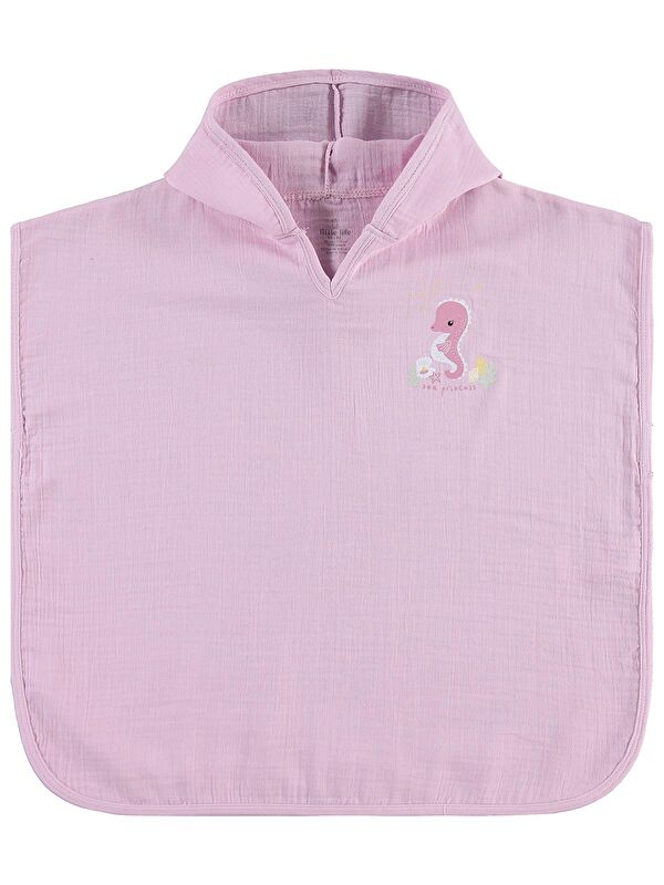 Minidamla Little Life Kız Bornoz - Lila Standart