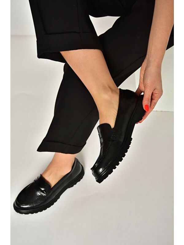 Fox Shoes Siyah Fox Shoes Ayakkabi Kadın Y996051060