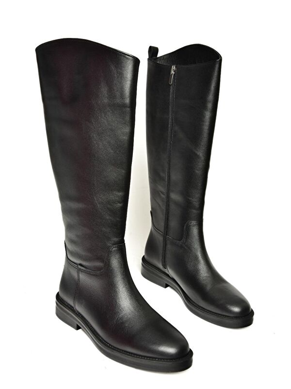 T6540006 Siyah Kadın Çizme - Görsel 3