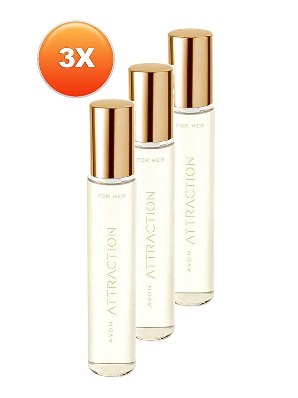 AVON Attraction Kadın Parfüm Edp 10 Ml. Üçlü Set