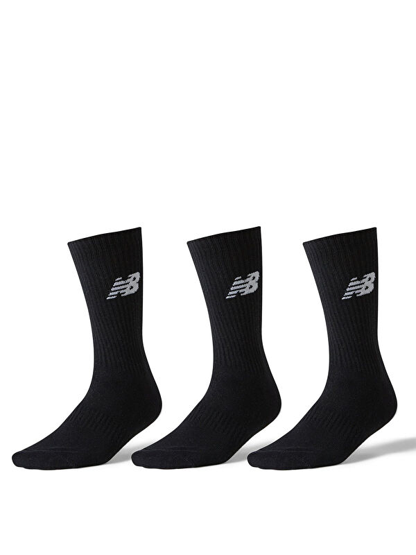 New Balance Unisex Siyah Soket Çorap