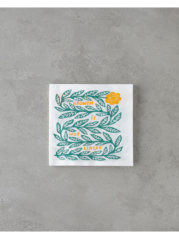 English Home Growleaf Kağıt 20'li Kağıt Peçete 33x33 cm Yeşil