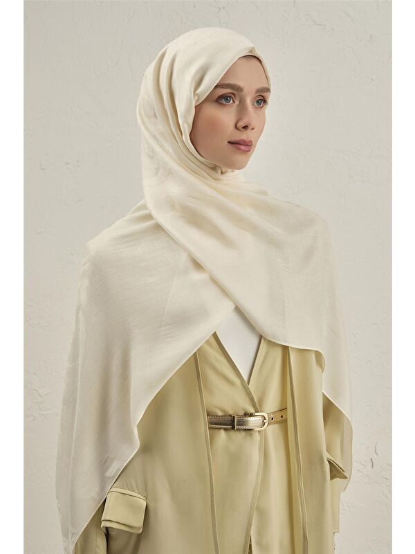 ARMİNE Woolair Dalga Monogram Şal 1 39