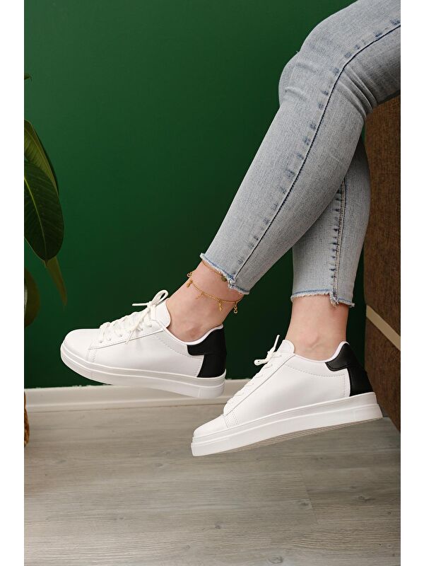Erda Basic Bağcıklı Kadın Sneaker - Görsel 4