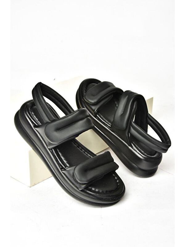 S9739104 Siyah Kadın Sandalet - Görsel 4