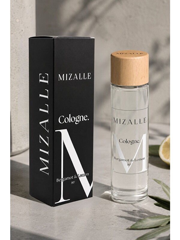 Mizalle Renksiz Bergamot & Limon Kolonyası 80°