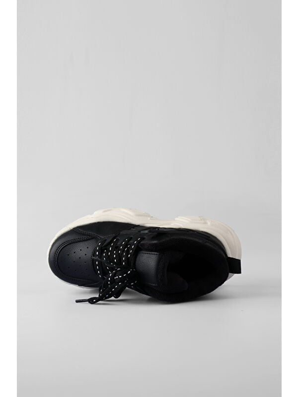 Milas Kürklü Unisex Çocuk Siyah Bot - Görsel 7