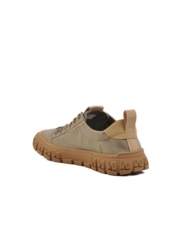 Haki Hafif Tekstil Erkek Sneaker 25Y518 M - Görsel 5