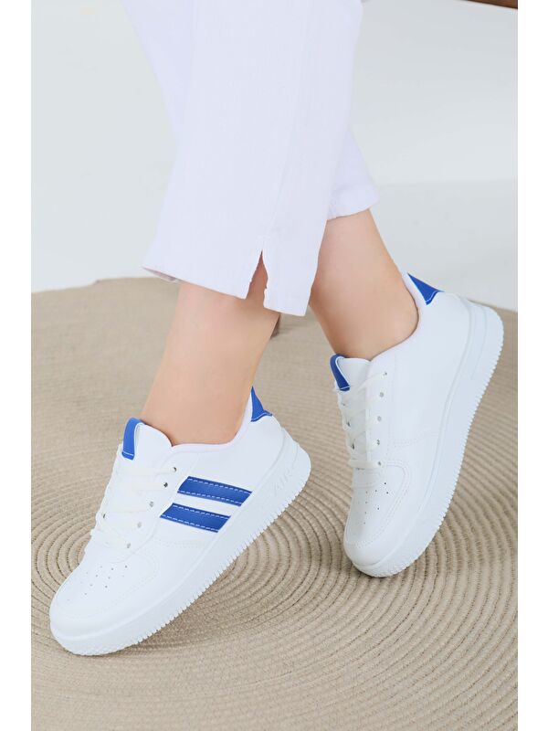 Kadın Beyaz Saks Spor Ayakkabı - 27474 - Görsel 2