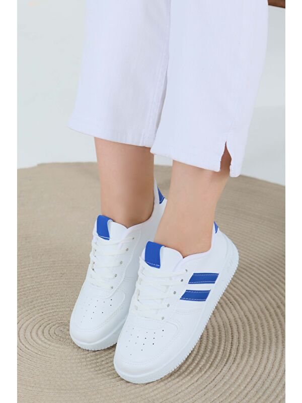 Kadın Beyaz Saks Spor Ayakkabı - 27474 - Görsel 3