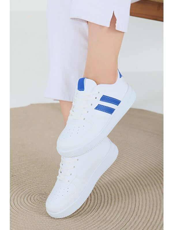 Kadın Beyaz Saks Spor Ayakkabı - 27474 - Görsel 4