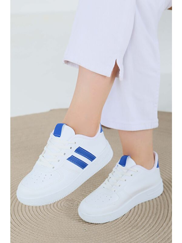 Kadın Beyaz Saks Spor Ayakkabı - 27474 - Görsel 5