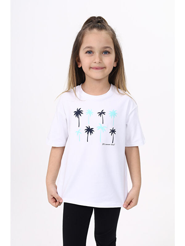 Toontoykids Kız Çocuk Baskılı Tişört