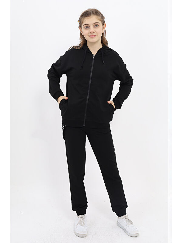 Toontoykids Kız Çocuk Baskılı Eşofman Takım