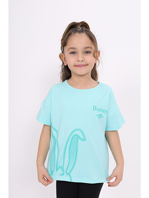 Toontoykids Kız Çocuk Baskılı Tişört