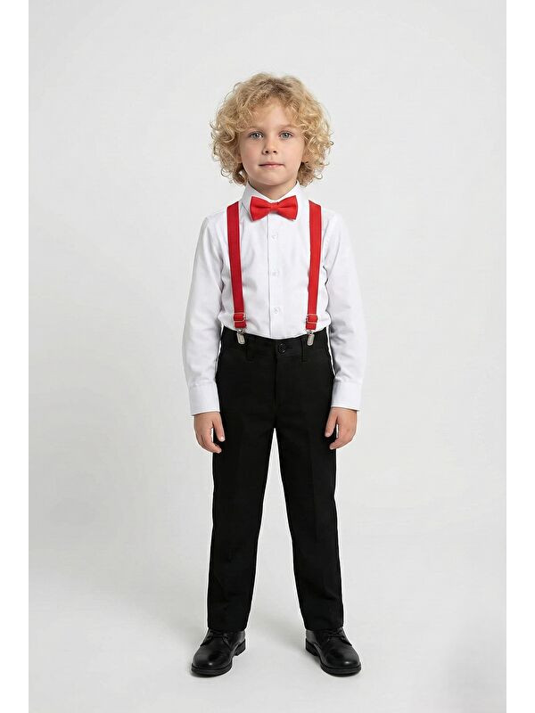 Mnk Baby & Kids Beyaz Gömlekli Erkek Çocuk Takım M00787