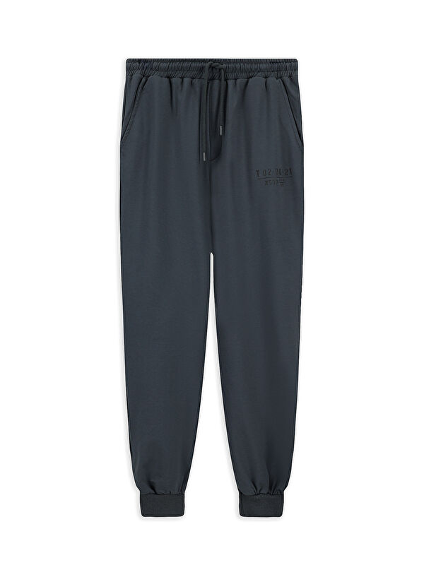 Kiğılı Regular Fit Pamuklu  / Büyük Beden Jogger Eşofman Altı