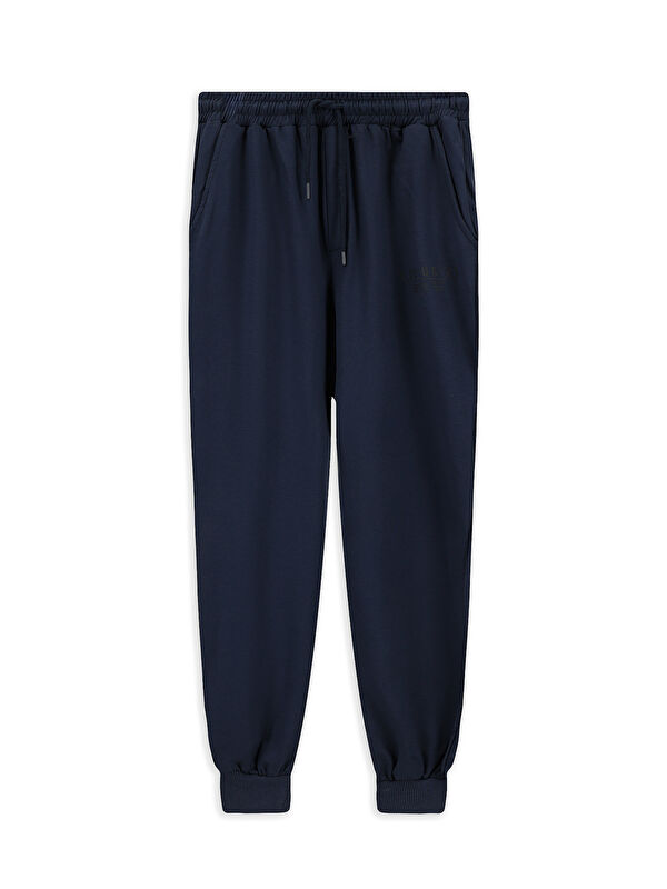Kiğılı Regular Fit Pamuklu  / Büyük Beden Jogger Eşofman Altı