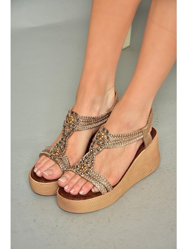 S2581880 Bakır Kadın Sandalet - Görsel 5