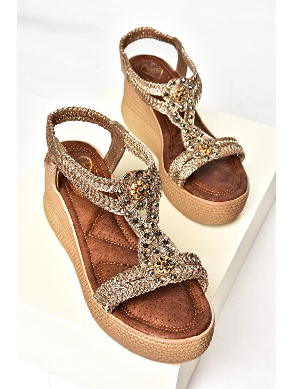S2581880 Bakır Kadın Sandalet - Görsel 4