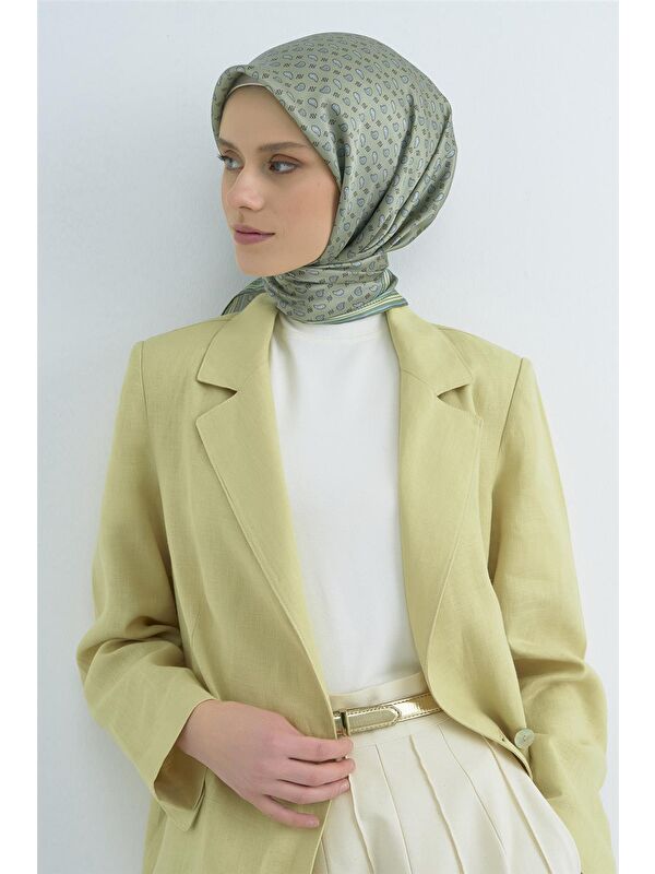 ARMİNE Saf İpek Twill Eşarp 9548D 52
