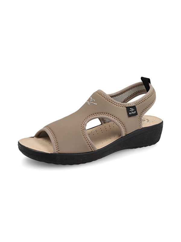 Fly Flot Kadın Sandalet 55 E71 LA Sandal FRESH 2004-Taupe