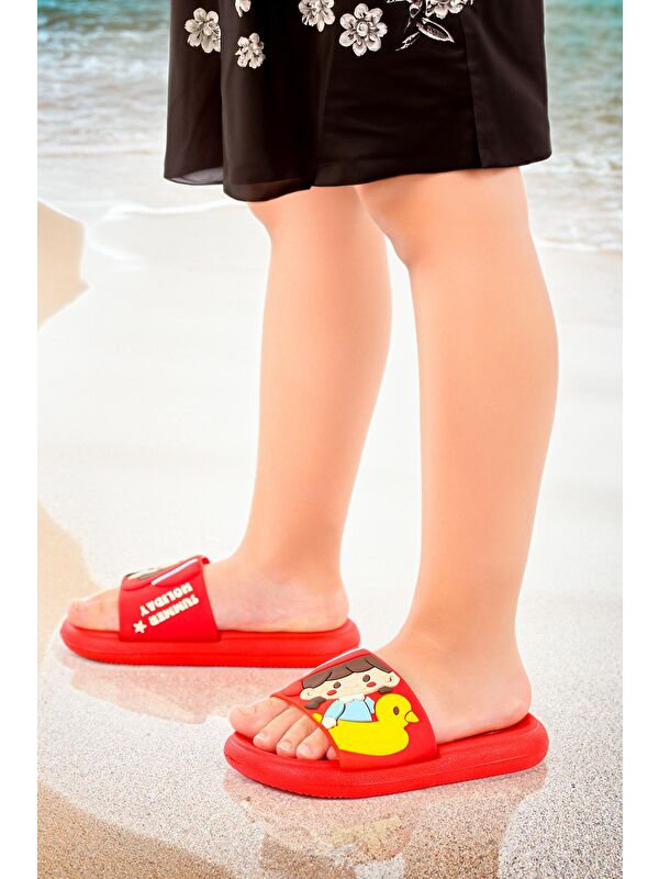 Eva Plaj Havuz Okul Kreş Kız Çocuk Terlik Twg 015 - Görsel 3