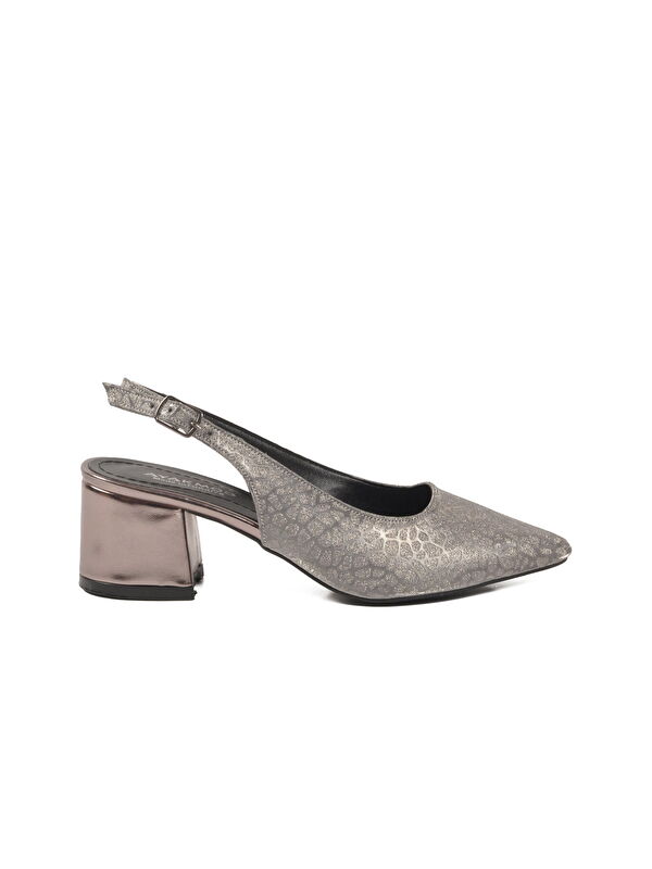 Ayakmod Gri Ayakmod Abiye Topuklu Kadın Ayakkabı 417688 Z