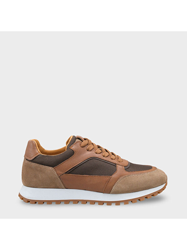 Capone Outfitters Erny Hakiki Deri Erkek Günlük Spor Ayakkabı Sneaker