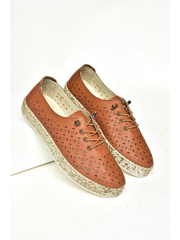 U5551001 Taba Kadın Ayakkabı - Görsel 4