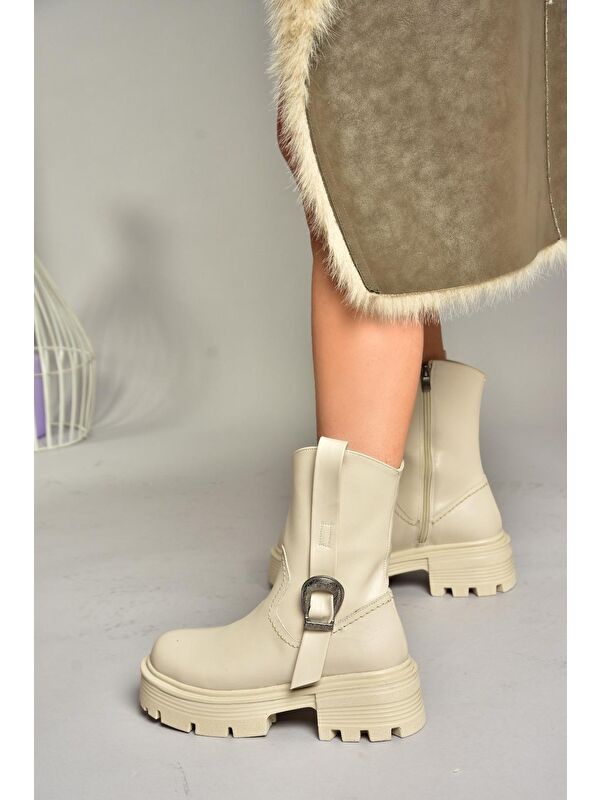 T2670964 Bej Kadın Bot - Görsel 2