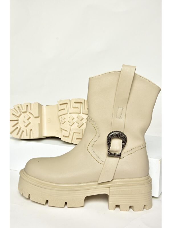 T2670964 Bej Kadın Bot - Görsel 3