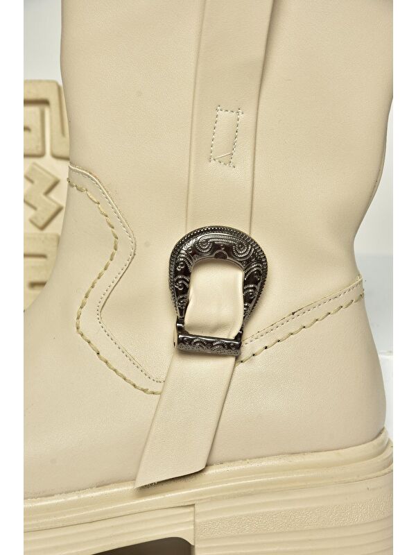 T2670964 Bej Kadın Bot - Görsel 4