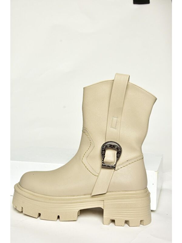 T2670964 Bej Kadın Bot - Görsel 5