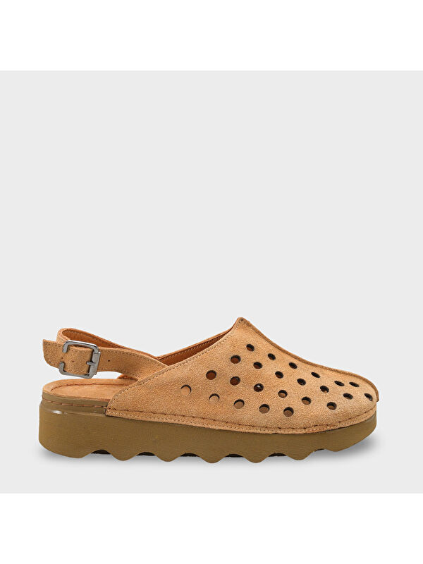 Capone Outfitters Meghan Hakiki Deri Soft Konfor Kadın Sandalet