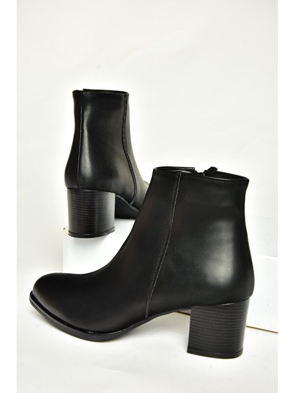 T8201800 Siyah Kadın Topuklu Ayakkabı - Görsel 8